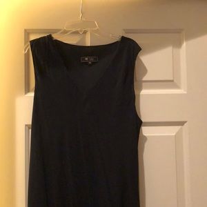 Sleeveless black dress